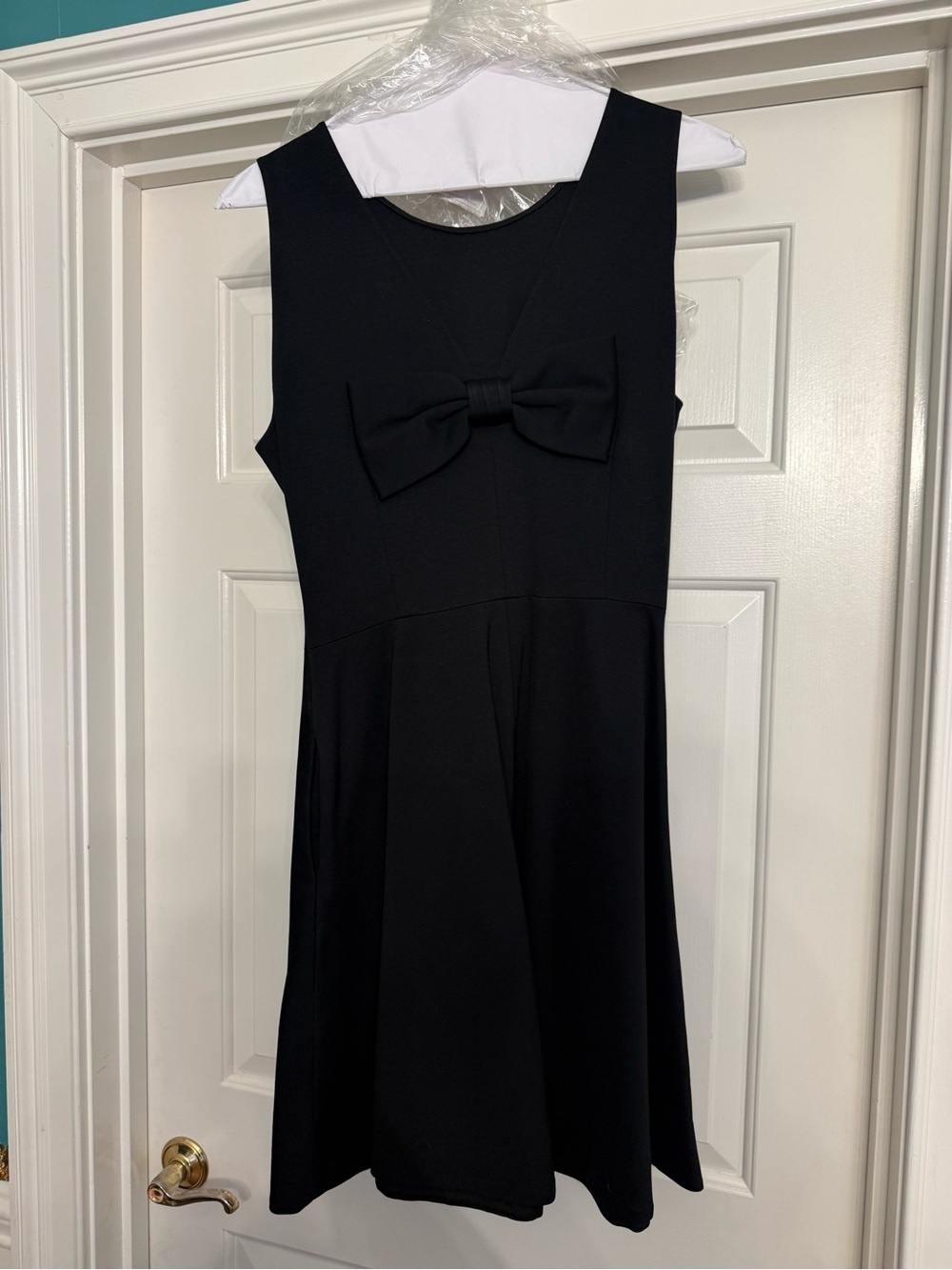 kate spade Little Black Bow-Front A-Line Dress